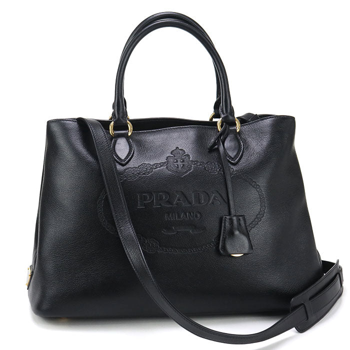 PRADA 2WAY 1BA579 Tote Bag leather Women