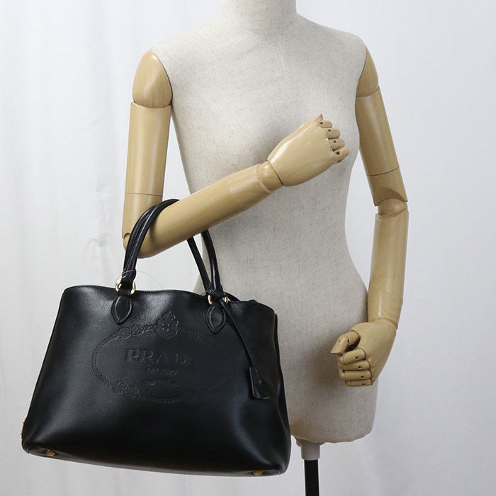 PRADA 2WAY 1BA579 Tote Bag leather Women