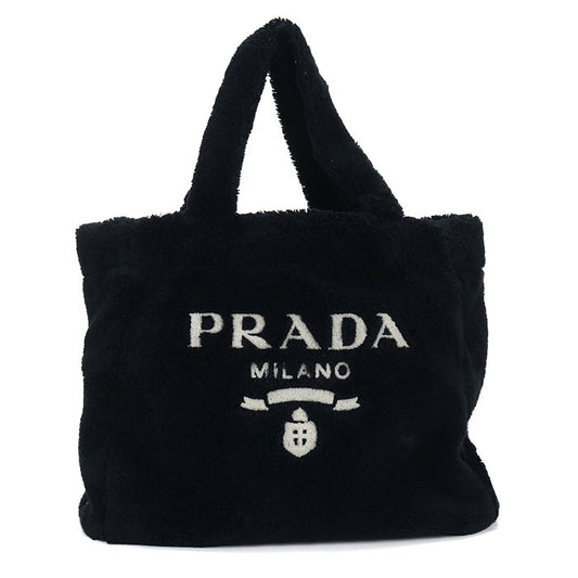 PRADA terry 1BG130 Tote Bag pile Women