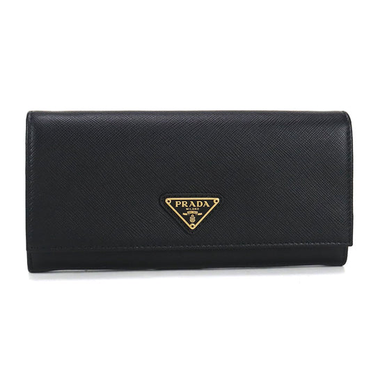 PRADA Saffiano Triangle Wallet 1MH132 QHH F0002 Purse folio leather Women
