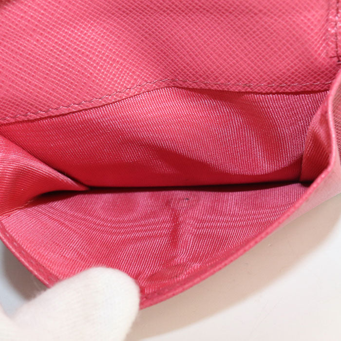 PRADA Saffiano Multicolor Wallet 1MV204 Folded wallet leather Women