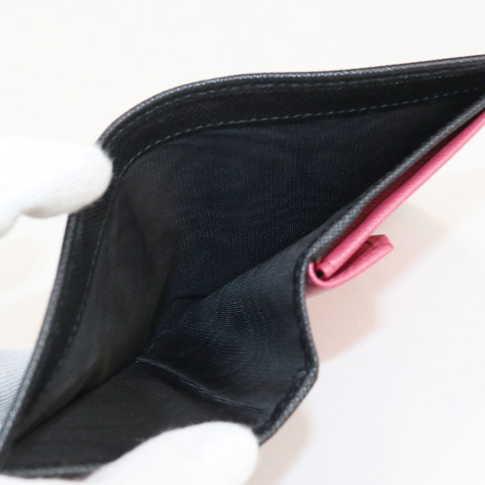 PRADA Saffiano Multicolor Wallet 1MV204 Folded wallet leather Women