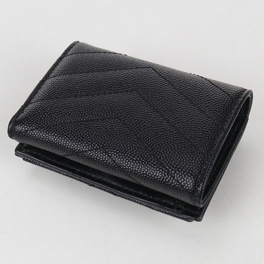 SAINT LAURENT Tiny wallet Monogram 602791 Tri-fold wallet Calfskin Women