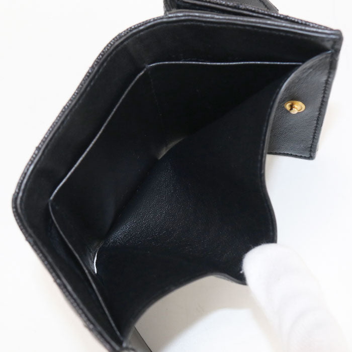 SAINT LAURENT Tiny wallet Monogram 602791 Tri-fold wallet Calfskin Women