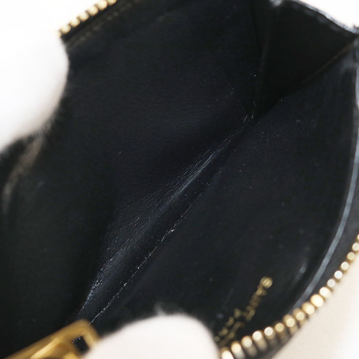 SAINT LAURENT Fragment Zip Card Case Cassandra 607915 Coin case lambskin Women