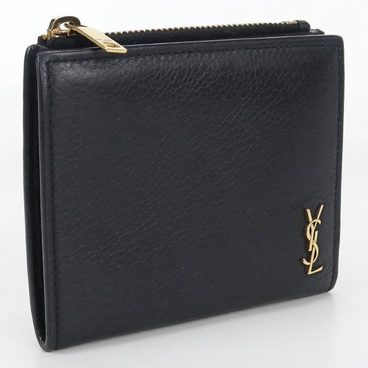 SAINT LAURENT 635265 Bifold Wallet Calfskin Women