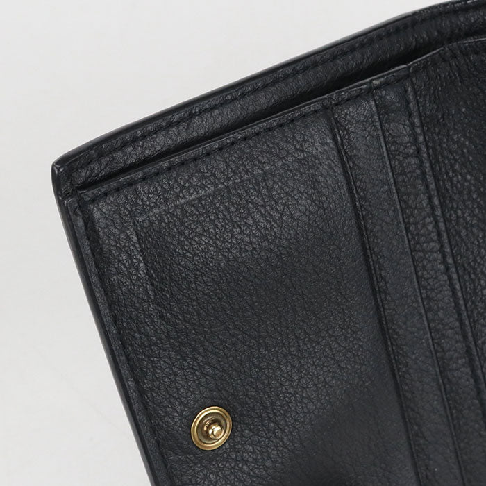 SAINT LAURENT 635265 Bifold Wallet Calfskin Women