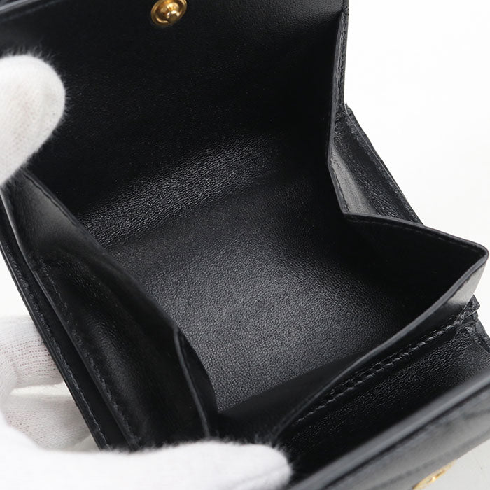 SAINT LAURENT multifold wallet Monogram 692061 Tri-fold wallet leather Women's