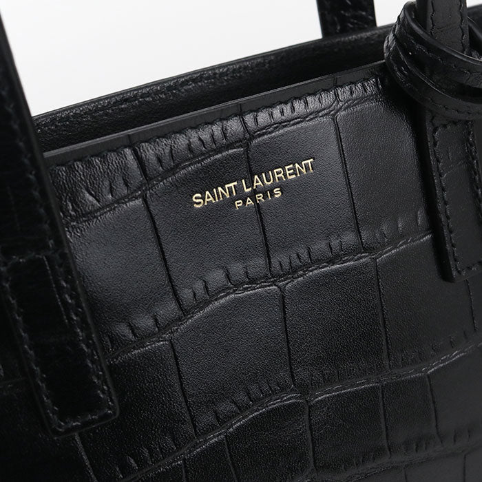 SAINT LAURENT Shopping 2WAY Mini Toy 712367 Handbag Calfskin Women's