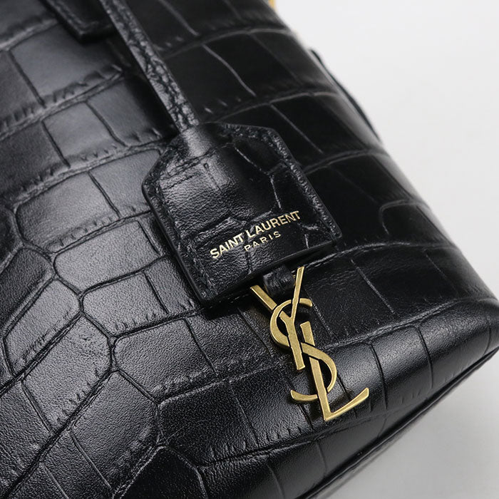 SAINT LAURENT Shopping 2WAY Mini Toy 712367 Handbag Calfskin Women's