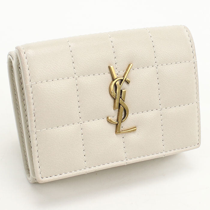 SAINT LAURENT Cassandra Strasse 787557 Three fold wallet/lambskin Women's