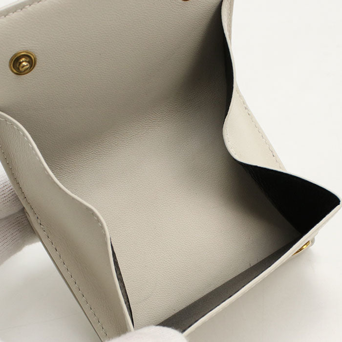 SAINT LAURENT Cassandra Strasse 787557 Three fold wallet/lambskin Women's