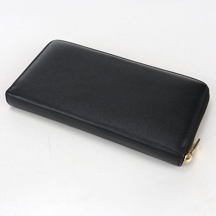 SAINT LAURENT Full zip wallet Monogram 352907 PurseZip Around Calfskin Women's