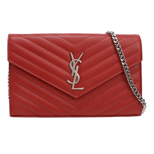 SAINT LAURENT Classic Cassandra SL90027 Chain wallet Calfskin/Classic Chain Wallet Women