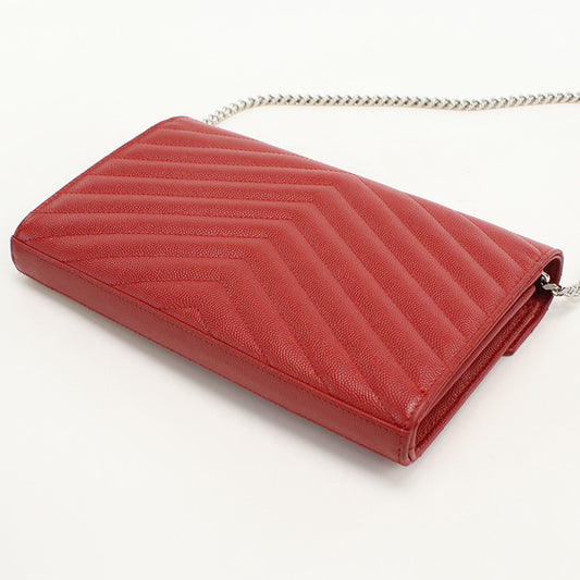 SAINT LAURENT Classic Cassandra SL90027 Chain wallet Calfskin/Classic Chain Wallet Women