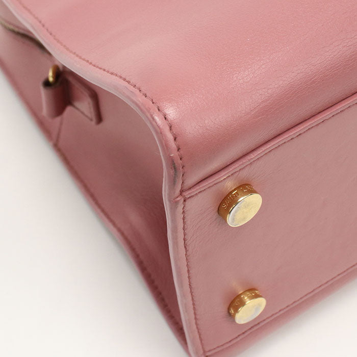 SAINT LAURENT 2WAY handbag Baby mosquito bus SL91329 Handbag leather/2WAY handbag Women