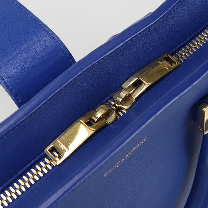 SAINT LAURENT 2WAY handbag Monogram Kabas 357395 Handbag leather Women