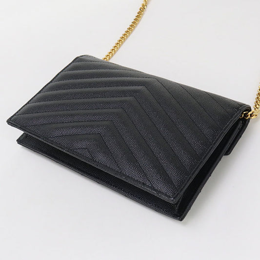 SAINT LAURENT envelope Cassandra 393953 Chain wallet Calfskin Women