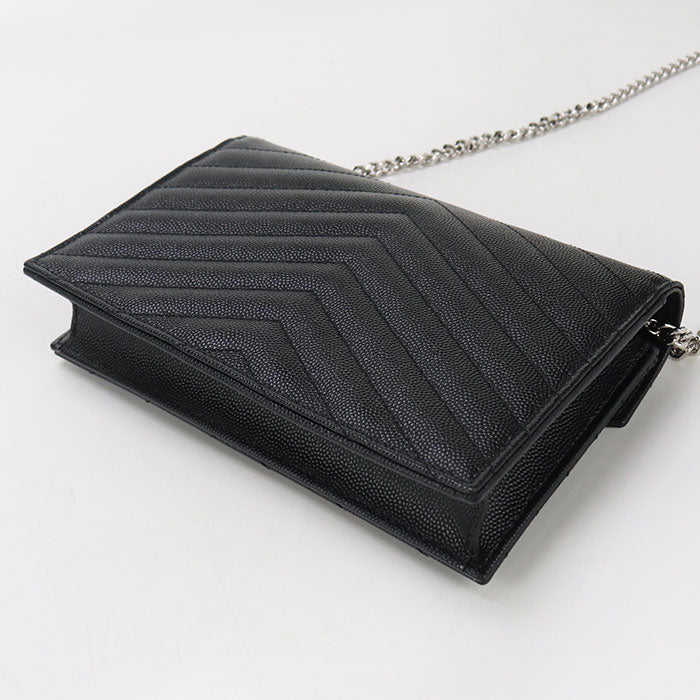 SAINT LAURENT envelope Cassandra 742920 Chain wallet Calfskin Women