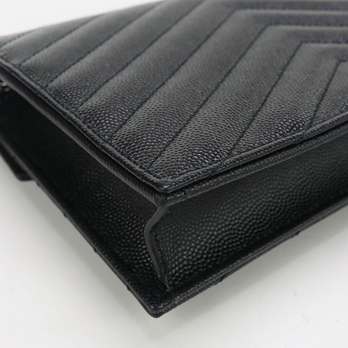 SAINT LAURENT envelope Cassandra 742920 Chain wallet Calfskin Women