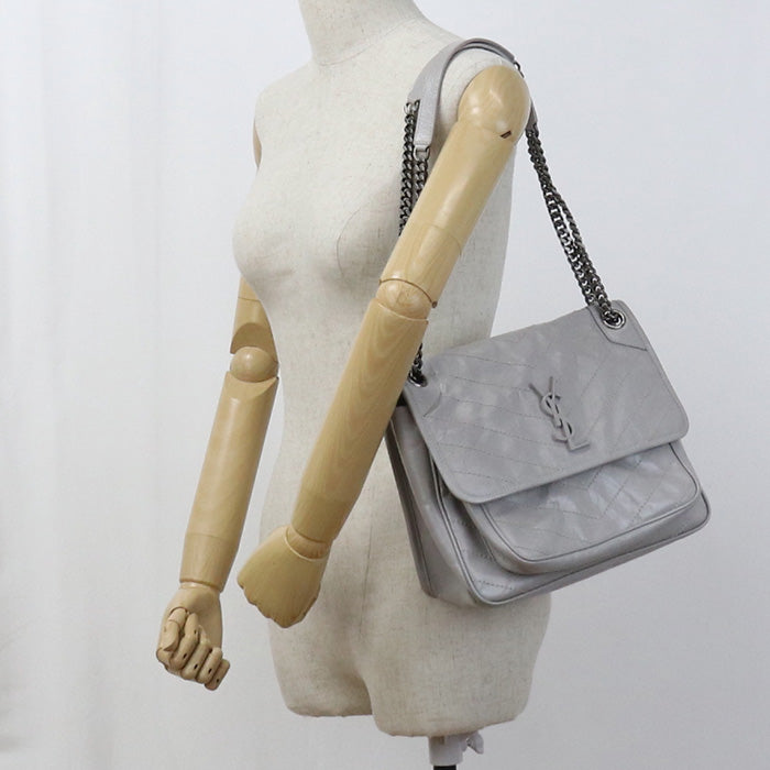 SAINT LAURENT Chain Niki SL95389 Shoulder Bag leather/ChainShoulder Bag Women