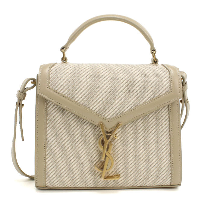 SAINT LAURENT 2WAY Cassandra 623930 Handbag canvas/leather Women