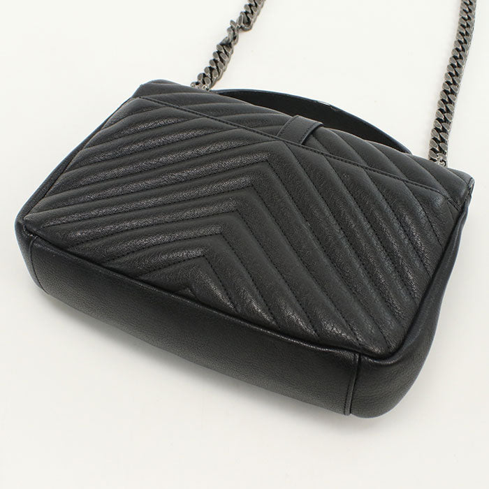 SAINT LAURENT 2WAY handbag Monogram College 487213 Handbag leather Women