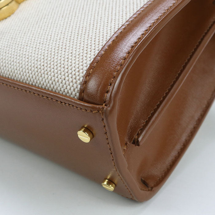 SAINT LAURENT 2WAY handbag Cassandra 623930 Handbag canvas/leather Women