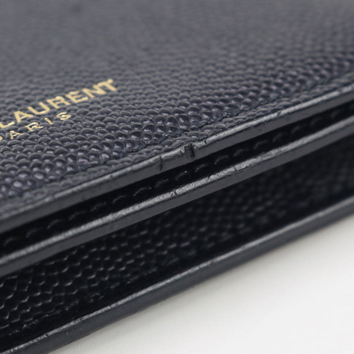 SAINT LAURENT Card Case 361730 name card holder leather mens