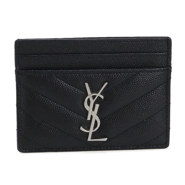 SAINT LAURENT Monogram 423291 Card Case leather Women