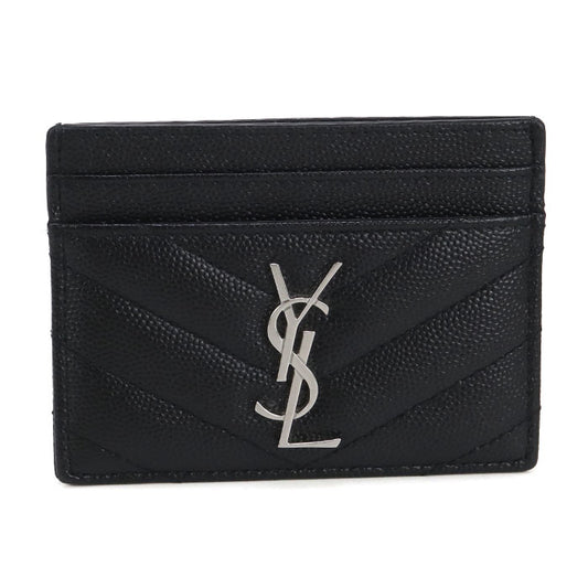 SAINT LAURENT Monogram 423291 Card Case leather Women
