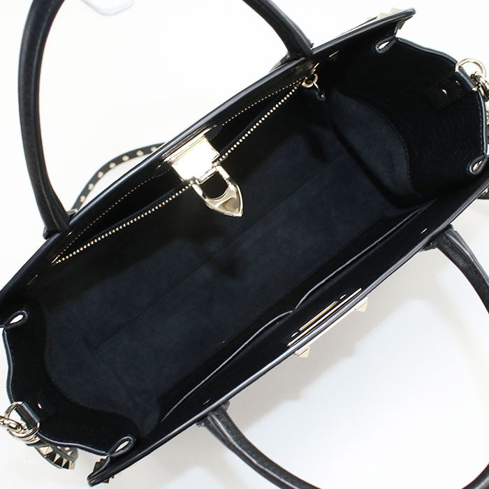 Valentino 2WAY Rock studs Tote bag leather Women