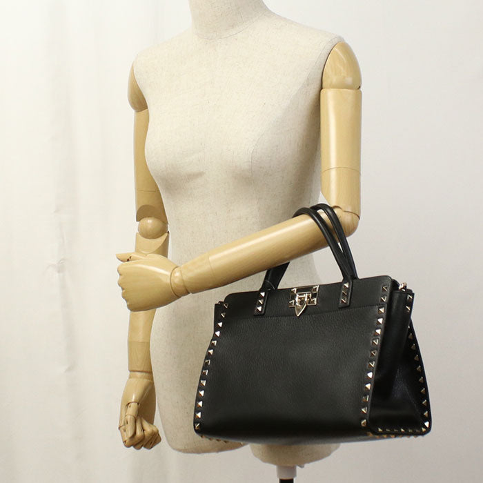 Valentino 2WAY Rock studs Tote bag leather Women