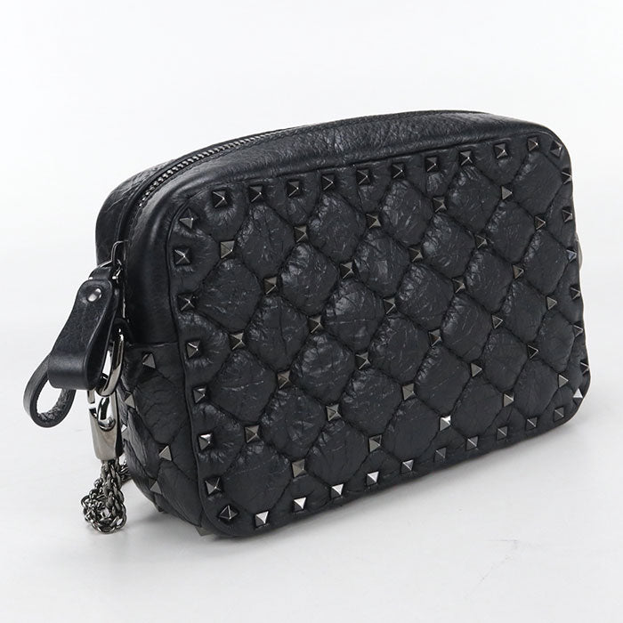 Valentino Chain Studs Diagonal shoulder bag Shoulder Bag Calfskin Women's