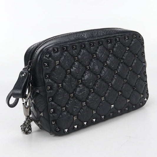 Valentino Chain Studs Diagonal shoulder bag Shoulder Bag Calfskin Women's