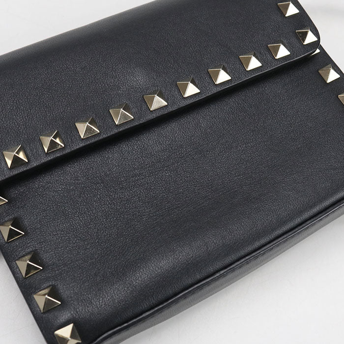 Valentino Rock studs Diagonal shoulder bag Shoulder Bag Calfskin Women's