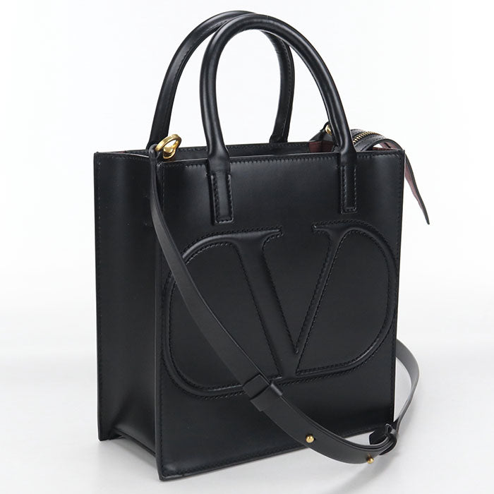 Valentino 2WAY Handbag Calfskin Women's