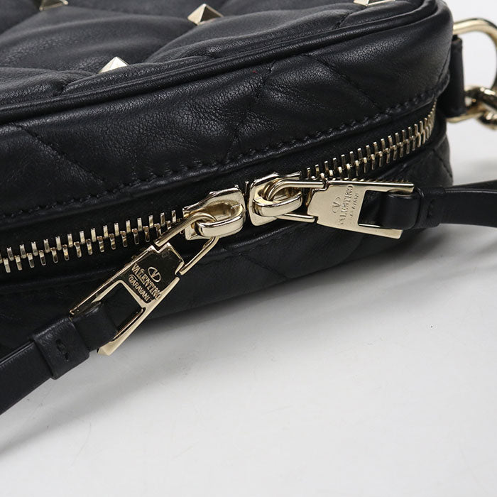 Valentino Rock studs Diagonal shoulder bag Shoulder Bag Calfskin Women's