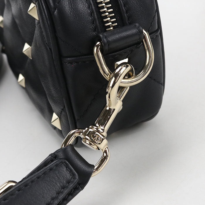 Valentino Rock studs Diagonal shoulder bag Shoulder Bag Calfskin Women's