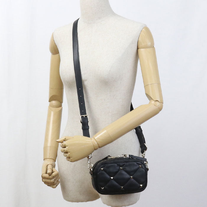 Valentino Rock studs Diagonal shoulder bag Shoulder Bag Calfskin Women's