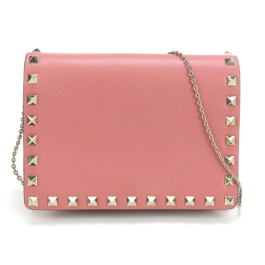 Valentino Rock studs Chain wallet leather Women