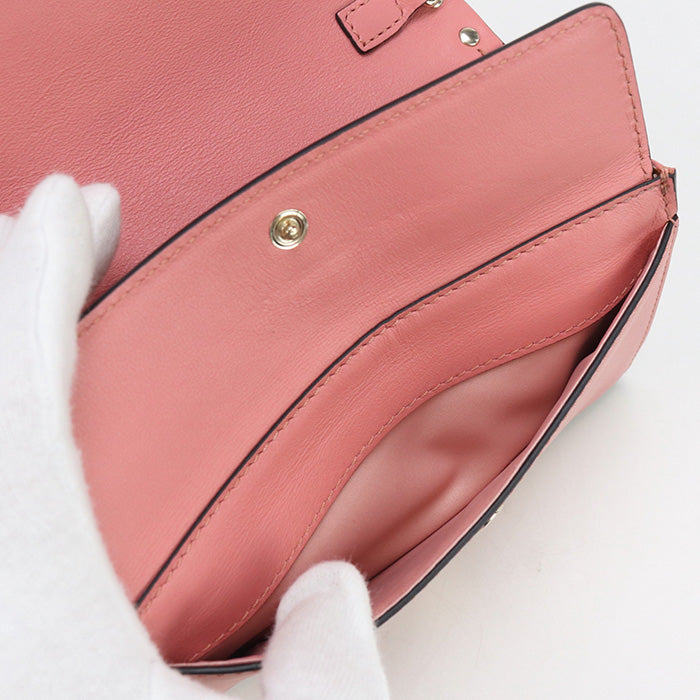 Valentino Rock studs Chain wallet leather Women