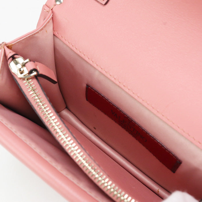 Valentino Rock studs Chain wallet leather Women