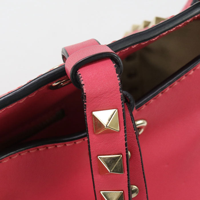 Valentino 2WAY Rock studs Tote Bag leather Women