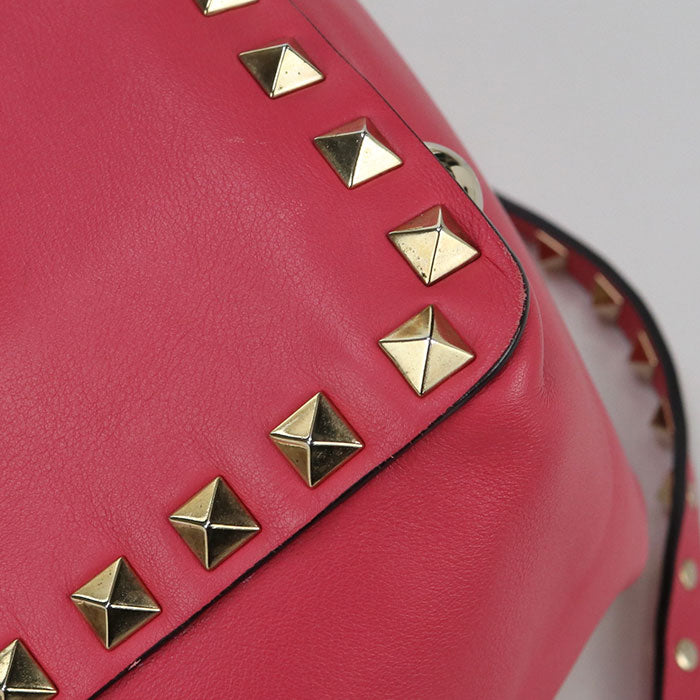 Valentino 2WAY Rock studs Tote Bag leather Women