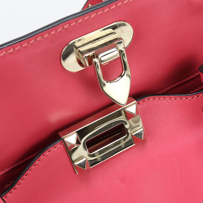 Valentino 2WAY Rock studs Tote Bag leather Women