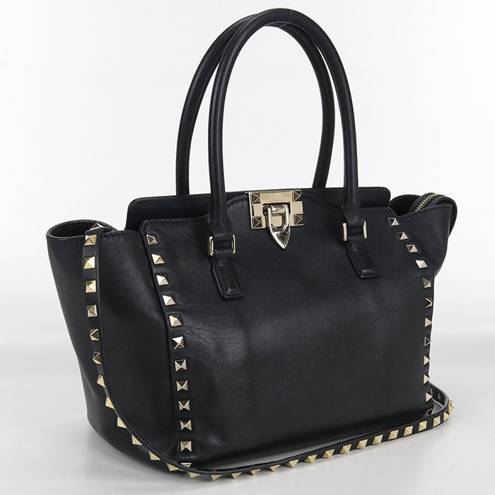 Valentino 2WAY handbag Rock Studs Handbag leather Women