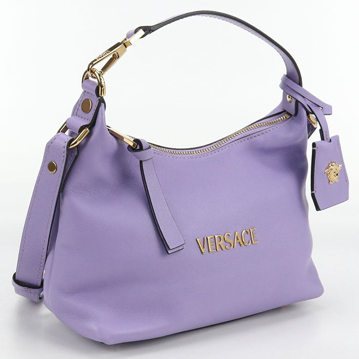 Gianni Versace Tag Nappa Hobo Bag 2WAY Diagonal Shoulder bag lambskin Women