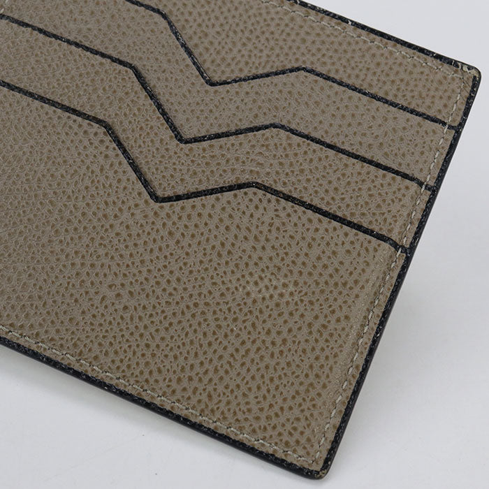 Valextra Money clip Card Case / Soft Calfskin Skin Unisex