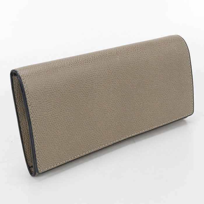 Valextra Perspective Snap Button Purse folio/Soft Calfskin Skin Women's